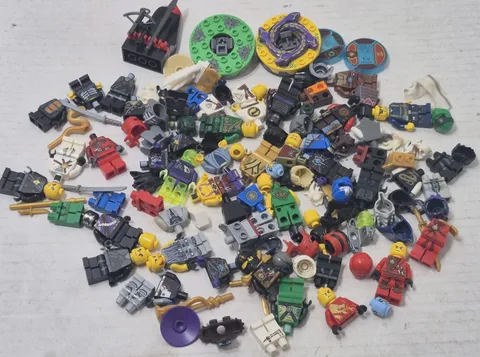 HUGE Lego Ninjago Minifigure Parts Lot Incomplete Ninjas/Villians/Chima Pieces