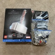 LEGO Marvel Mjolnir Thor's Hammer 76209 Assembled 98% Complete w/ Manual READ