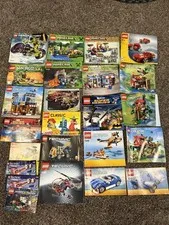 Lot of 24 Lego Manuals/Instructions Only Creator space Police Minecraft Technic