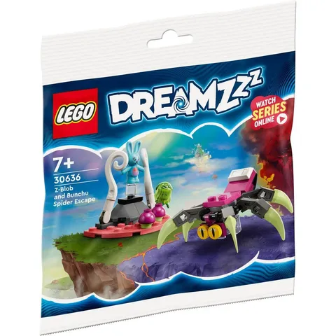 LEGO DREAMZZZ Z-Blob and Bunchu Spider Escape 30636 Polybag Set (44 Pieces)