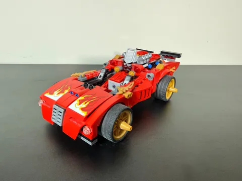 LEGO NINJAGO 70727 X-1 Ninja Charger Car Bike Incomplete No Minifigs