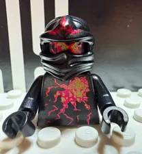 LEGO Ninjago Zane Minifigure Parts NJO0057 Torso Head Hood