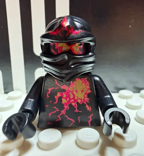 LEGO Ninjago Zane Minifigure Parts NJO0057 Torso Head Hood