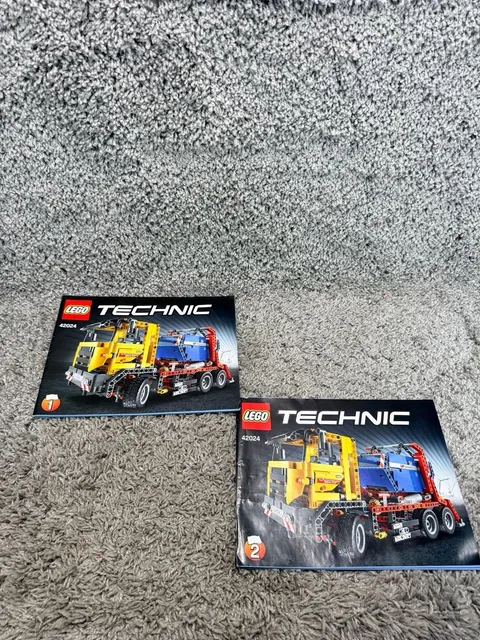 LEGO Technic 42024 Container Truck Instruction MANUAL ONLY Books 1 & 2