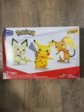 Pokémon Mega Bloks Pikachu Evolution Trio Set