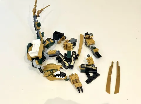 LEGO Ninjago: The Golden Dragon (70666) Incomplete For Parts Lot