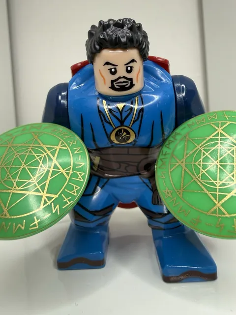 Big Fig Dr. Strange Marvel Custom Minifigure Large Lego Compatible