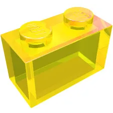 20x LEGO® Part 3065 - Brick 1 x 2 without Bottom Tube