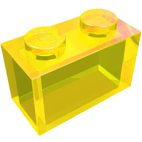 20x LEGO® Part 3065 - Brick 1 x 2 without Bottom Tube
