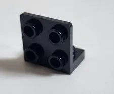 LEGO Parts Black Bracket 1 x 2 - 2 x 2 Inverted No 99207