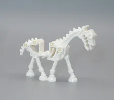 LEGO Castle Skeletal Horse white skeleton land animal minifigure 7090 7079 5372