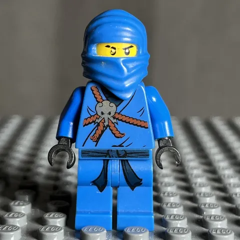LEGO Ninjago Jay Minifigure (njo0004) Blue Ninja The Golden weapons - 1G