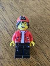 Lego Jack Davids 70428 70434 Red Jacket w/ Backwards Cap Hidden Side Minifigure 
