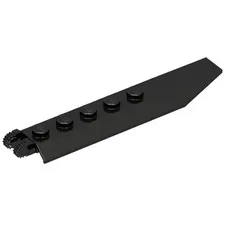 5x LEGO® Part 30407 - Hinge Plate 1 x 8 with Angled Side Extensions