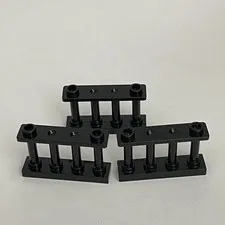 Lego 30055 Black Replacement Parts Pieces Lot of 3