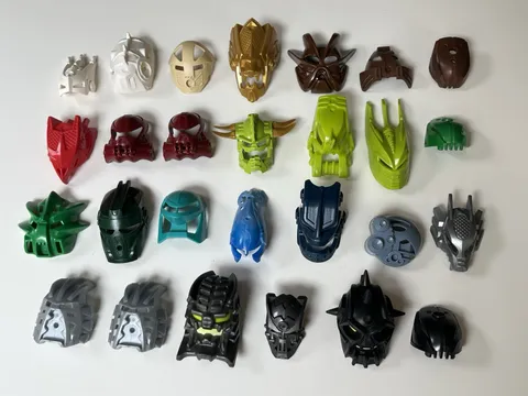 Lego Bionicle / Hero Factory Mask Lot Parts Pieces & Accessories Plastic