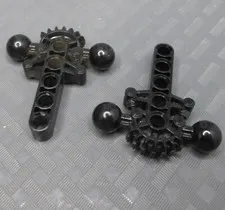 LEGO Bionicles Technic Hero Factory 47306 Black Lower Torso Hips Tooth Gear Half