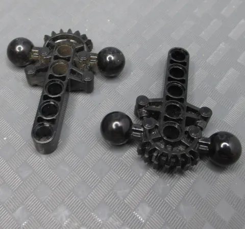 LEGO Bionicles Technic Hero Factory 47306 Black Lower Torso Hips Tooth Gear Half