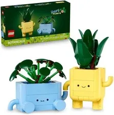 LEGO Botanicals Happy Plants Building Toy for Kids, Girls, and Boys 9+ -