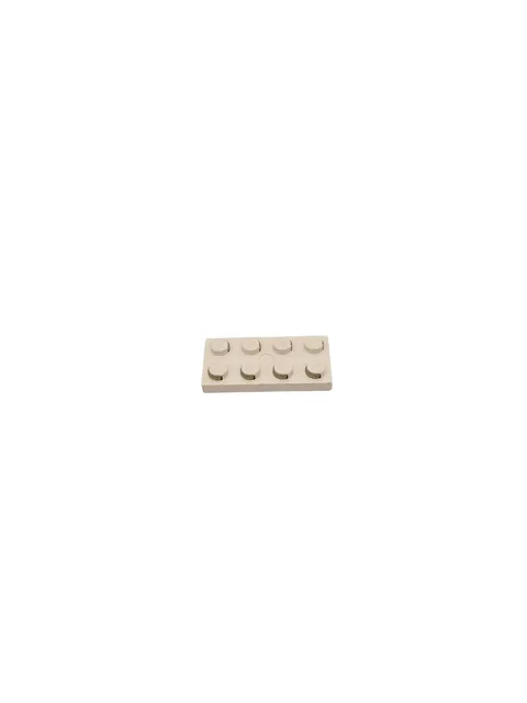 2 Lego® 9V TRAIN Railway Electricity Conductive Plate 4x2 WHITE