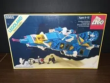 1986 Lego 6985 Cosmic Fleet Voyager - Box And Instructions Only RARE No Bricks