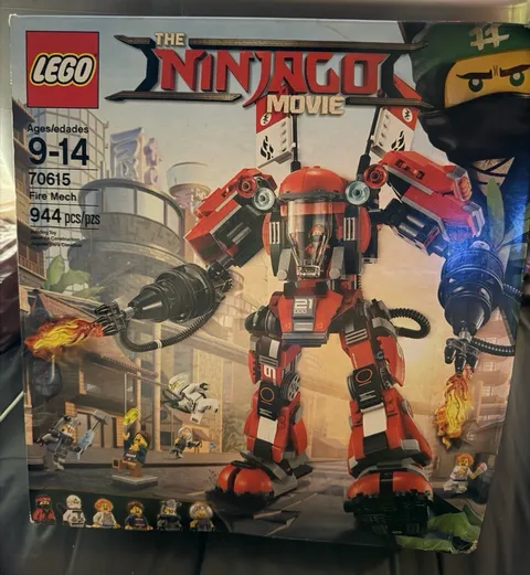 retired Lego The Lego Ninjago Movie Fire Mech (70615) building set