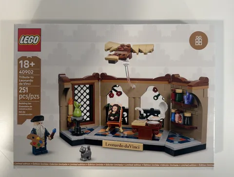 LEGO GWP Set 40902 Tribute To Leonardo Da Vinci Brand New