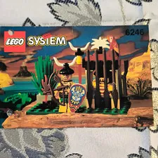 LEGO instructions system 6246 Crocodile Cage booklet DE/EN/FR 1994