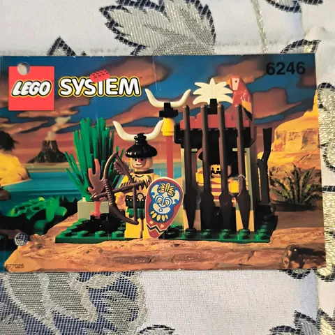LEGO instructions system 6246 Crocodile Cage booklet DE/EN/FR 1994