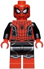 LEGO® Minifigure Super Heroes sh0782 Spider-Man Black and Red Suit Small Black