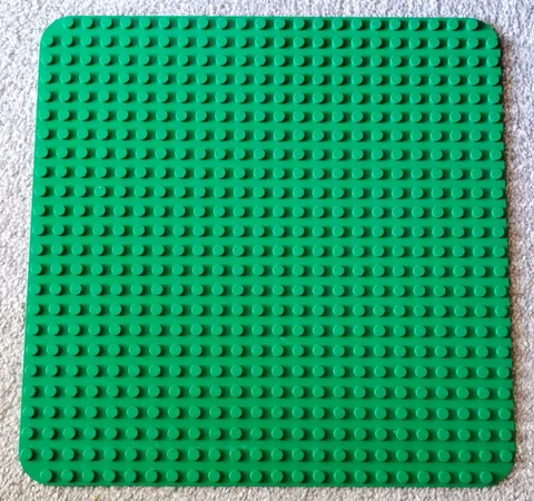 LEGO Duplo Green Base Plate - 15"x15" (24x24 stud) Baseplate