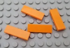 LEGO Lot of 4 Orange 1x3 Tile Pieces