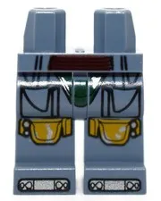 LEGO Minifigure Legs Star Wars Boba Fett Sand Blue dark red belt 75060 6087930