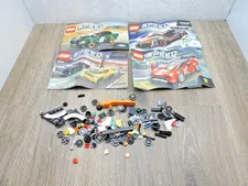 Lot of Misc Lego Pieces & Speed Champions Manuals