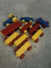 Lego Duplo 10 piece Train Cars And 7 Piece Cars Array Of Difference Colors