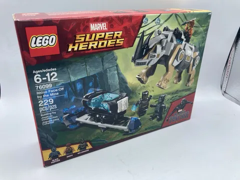 LEGO Marvel: Rhino Face-Off by the Mine 76099 Super Heroes Item 6212658 NEW NIB