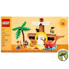 LEGO Pirate Ship Playground 168 Piece Building Set 40589