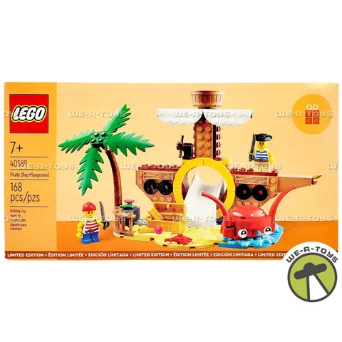 LEGO Pirate Ship Playground 168 Piece Building Set 40589