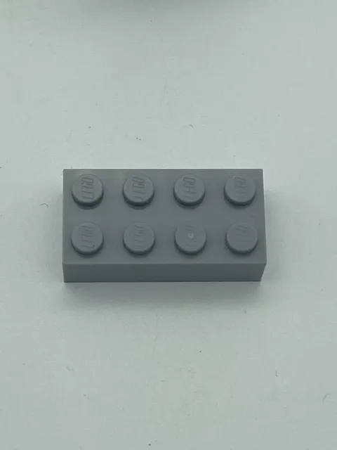 LEGO 3001 Brick 2 x 4 Light Bluish Gray, 25 Pieces, QTY 25 Free Shipping
