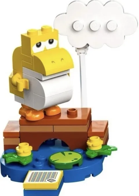 Lego Super Mario - Baby Yellow Yoshi Minifigure Series 5 71410  Open to Identify