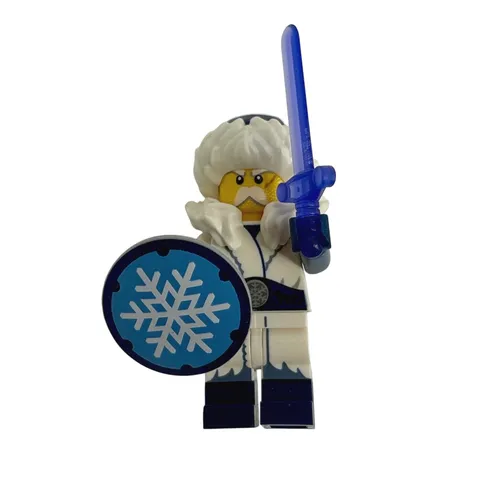 LEGO CMF Series 22 Snow Guardian Minifigure 71032 Sword Shield Winter Christmas