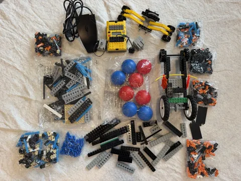 LEGO Lot RCX 1.0 Parts w/ RCX Brick, Wheels, Cables & Balls Sealed Bags