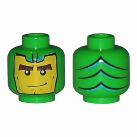 LEGO Minifigure, Head Balaclava with Green Goblin Face