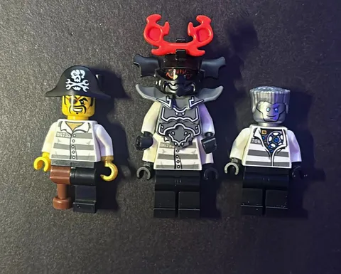 LEGO Ninjago Lot of 3- Stone Army Warrior, Zane, Captain Soto Minifigures 70591