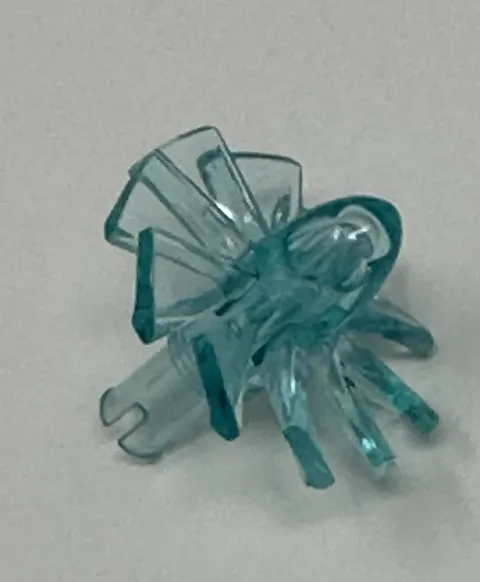 LEGO AIRCRAFT ENGINE Large Center 10 Blade 46667 Trans Light Blue