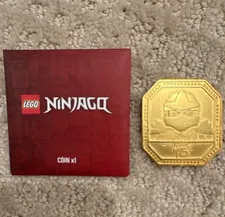 LEGO NINJAGO Gold 15th Anniversary Limited Edition Coin in Foil Pack