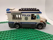 Lego Police Transport Vehicle With Policeman Driver