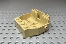 LEGO Vintage Piece 30149 Tan Vehicle Base 6 x 5 x 2 With 2 Seats Rare Retired