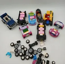 LEGO Bulk Lot – 1 1/2 lbs Mixed Vehicle Pieces – Random Parts - See pics