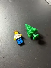 Lot of (2) - 1980s LEGO Pine Tree & Doctor Pieces
